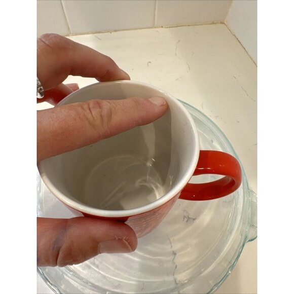 2015 STARBUCKS Red 12 oz CHRISTMAS Holiday Ornaments COFFEE CUP Mug - Picture 9 of 10